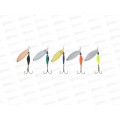 Блесна AZOR FISHING &quotХэви Лонг&quot вращающаяся №4 8гр, 5цветов 145-133 г