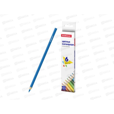 Карандаши 6 цветов EK Basic 50528 *24/288 Карандаши 6 цветов EK Basic 50528 *24/288