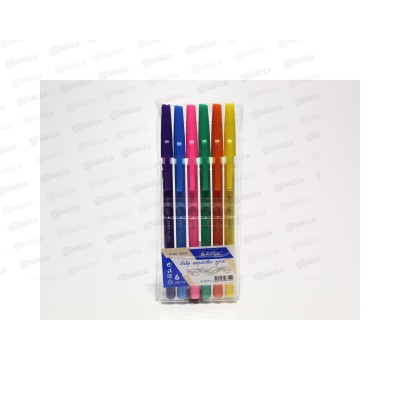 Ручки шариковые  Alingar 6 цветов Point.,AL2019-6*12/144 Ручки шариковые  Alingar 6 цветов Point.,AL2019-6*12/144