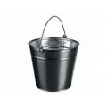 ВЕДРО оцинк 12л черное не для воды (УЦЕНКА)
