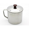 Кружка 0,9л 12см из нержавеющей стали AST-002-KК-12 с крышкой Кружка 0,9л 12см из нержавеющей стали AST-002-KК-12 с крышкой