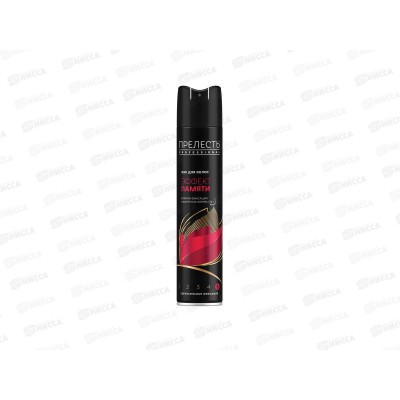 Лак для волос 225см3 Прелесть Проф Эффект памяти сверх сильная фиксация *12 Лак для волос 225см3 Прелесть Проф Эффект памяти сверх сильная фиксация *12