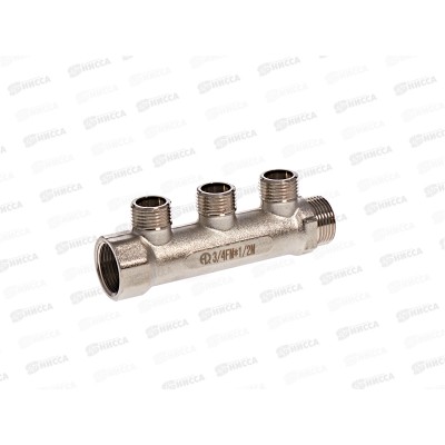 Коллектор резьбовой FМ 3/4x3/4x1/2x3, Aqualink, 02422 *2/50 Коллектор резьбовой FМ 3/4x3/4x1/2x3, Aqualink, 02422 *2/50