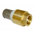 Обратный клапан с пластиковым сердечником с сеткой FF 3/4, Aqualink 02059 *10/80