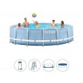 Бассейн 26724 (457*107см) каркасный, с фильтром Prism Frame INTEX Бассейн 26724 (457*107см) каркасный, с фильтром Prism Frame INTEX