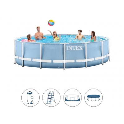 Бассейн 26724 (457*107см) каркасный, с фильтром Prism Frame INTEX Бассейн 26724 (457*107см) каркасный, с фильтром Prism Frame INTEX