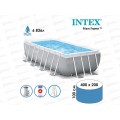 Бассейн 26788 (400*200*100см) каркасный, с фильтром Prism Frame INTEX