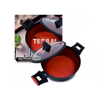 Кастрюля 3,7л Terracotta керамическое покрытие 51024 *6 Кастрюля 3,7л Terracotta керамическое покрытие 51024 *6