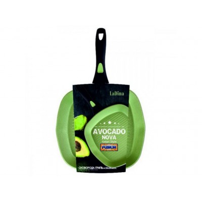Сковорода-гриль 28*28см AVOCADO керамическое покрытие 74028 *6 Сковорода-гриль 28*28см AVOCADO керамическое покрытие 74028 *6
