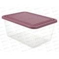 Емкость для продуктов прямоугольный 0,8л Ягодный М1451 *40 Емкость для продуктов прямоугольный 0,8л Ягодный М1451 *40