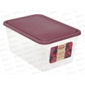 Емкость для продуктов прямоугольная 2л Ягодный М1453 *18 Емкость для продуктов прямоугольная 2л Ягодный М1453 *18