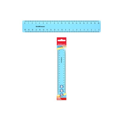 Линейка 20см EK пластиковая, Neon Solid 50574*44 Линейка 20см EK пластиковая, Neon Solid 50574*44