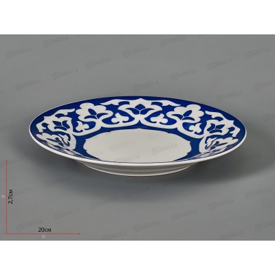 Тарелка мелкая 200мм фарфор Идиллия Восток 8С1060 *20 Тарелка мелкая 200мм фарфор Идиллия Восток 8С1060 *20