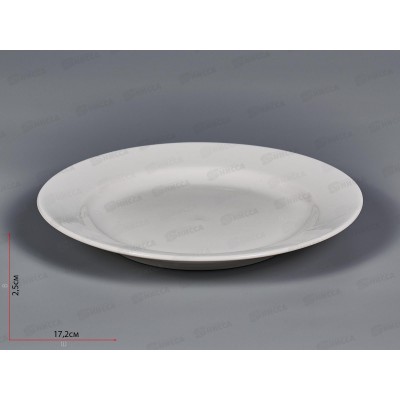 Тарелка мелкая 175мм Гладкий край Белье 037052 *30 Тарелка мелкая 175мм Гладкий край Белье 037052 *30