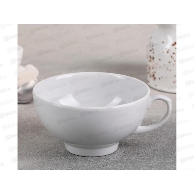 Чашка чайная с блюдцем 220см3 Рубин Белая 001432 Чашка чайная с блюдцем 220см3 Рубин Белая 001432