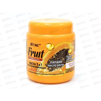 Fruit Therapy Маска для волос Папайя и масло амлы 450мл *18 Fruit Therapy Маска для волос Папайя и масло амлы 450мл *18