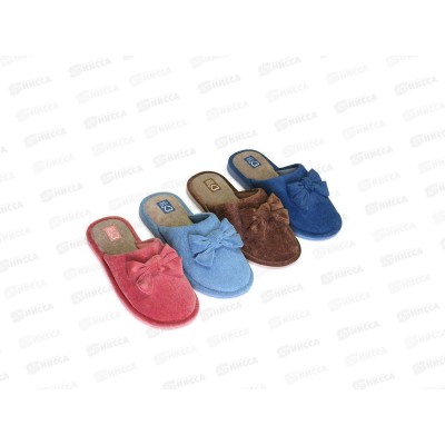 Тапочки женские домашние закрытые асс 3291 W-CH-C р.36  *12