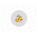 Тарелка десертная 20,3*20,3*2см Итальянские лимоны*48 230-188