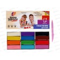 Пластилин 12цветов ЛУЧ Школа творчества, 29с1763-08 *20 Пластилин 12цветов ЛУЧ Школа творчества, 29с1763-08 *20