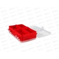 Коробочка для оснастки 2х сторонняя Helios красная 83314 Коробочка для оснастки 2х сторонняя Helios красная 83314