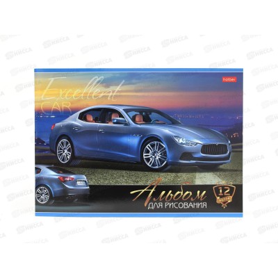 Альбом для рисования 12листов Hatber АВТОстиль,12А4В*9/90 Альбом для рисования 12листов Hatber АВТОстиль,12А4В*9/90