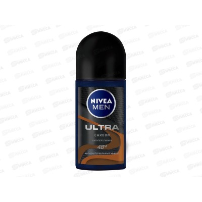 НИВЕЯ дезодорант шариковый мужской Ultra Carbon 50мл 85366 *6/30 НИВЕЯ дезодорант шариковый мужской Ultra Carbon 50мл 85366 *6/30