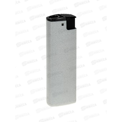 Зажигалка Flameclub P-03 TURBO SILVER многоразовая 10302 *50