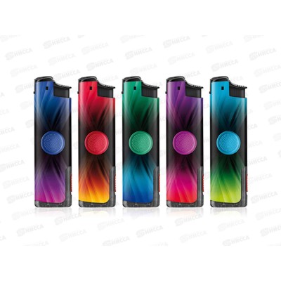 Зажигалка Wisen WP-25 TURBO SPINNER многоразовая с фонариком 18521 *25