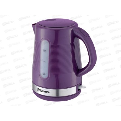 Чайник электрический SA-2343P (1,7) фиолетовый