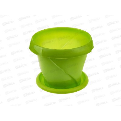 Кашпо "Флориана" 1,4л Д170 С385 салатовое *28 Кашпо "Флориана" 1,4л Д170 С385 салатовое *28