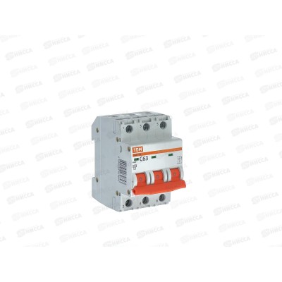Автоматический выключатель ВА47-29 3P 63А 4,5кА C TDM, 0115 *40