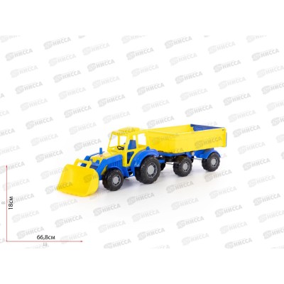 Трактор &quotАлтай&quot с прицепом и ковшом №1 35349 *6