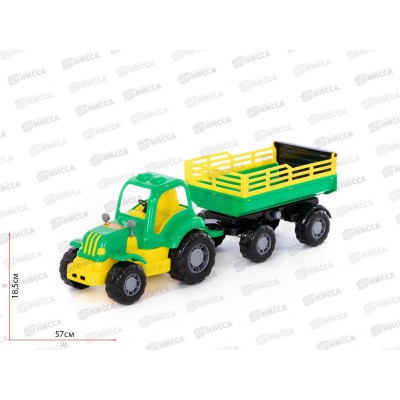 Трактор &quotСилач&quot с прицепом №2 44969 *4