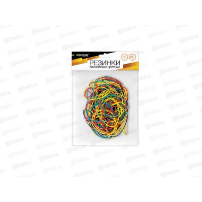 Резинка для денег inФОРМАТ  50г, ассорти, RBOPP-50 *100/200 Резинка для денег inФОРМАТ  50г, ассорти, RBOPP-50 *100/200