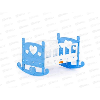 Кроватка-качалка сборная для кукол №2 62062 в пакете *12 Кроватка-качалка сборная для кукол №2 62062 в пакете *12