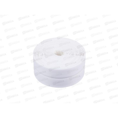 Лента бордюрная ЕРМАК 38мм*3,35м самоклеящаяся белая 472-031 г