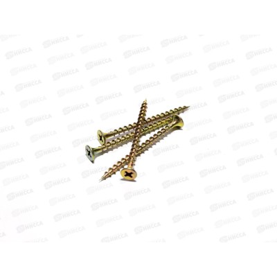 Саморез ГОСКРЕП ШСГД ZY(желтый цинк) 3,5*55 (80штук) в контейнере