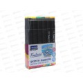 Маркеры MAZARI FANTASIA,для скетчинга,12цветов M-15020-12 *12/240
