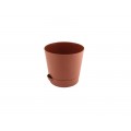 Горшок для цветов с поддоном 3,6л терракот ИНТ*20 Горшок для цветов с поддоном 3,6л терракот ИНТ*20