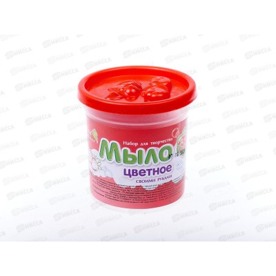 Мыло своими руками &quotЗемляника&quot, в банке С0248  *40