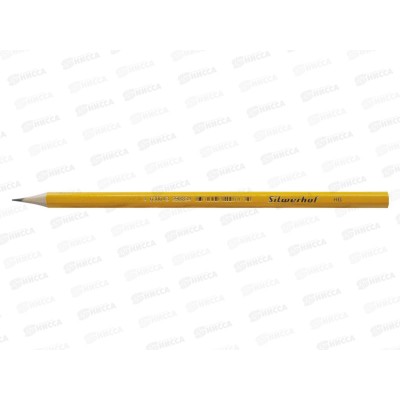 Карандаш чернографитный  SILWERHOF Basic HB 2мм, желтый корпус 120637-00 *1*12/144/2880