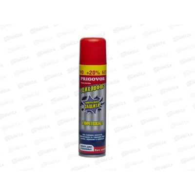 ПРИГОВОР Дихлофос 190мл+20% аэрозольный универсальный *24 ПРИГОВОР Дихлофос 190мл+20% аэрозольный универсальный *24