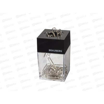 Скрепочница магнитная BRAU.,прозрачная, 225189 *12 Скрепочница магнитная BRAU.,прозрачная, 225189 *12