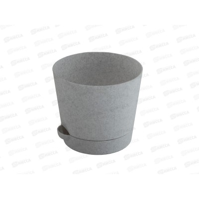 Горшок для цветов с поддоном 3,6л мрамор ИНТ*20 Горшок для цветов с поддоном 3,6л мрамор ИНТ*20