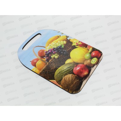 Доска разделочная дерево "Корзина с фруктами" К-158 *22 Доска разделочная дерево "Корзина с фруктами" К-158 *22