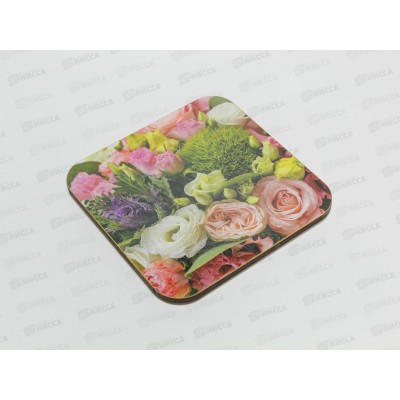 Подставка  под горячее дерево 14,5*14,5см В-28