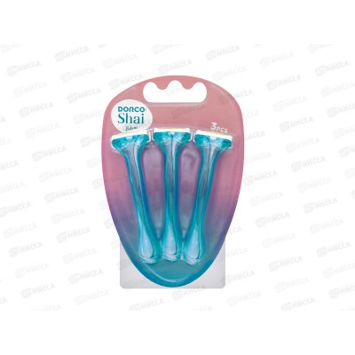 DORCO Shai Bikini одноразовый бритвенный станок для зон БИКИНИ (3 штуки) *8 DORCO Shai Bikini одноразовый бритвенный станок для зон БИКИНИ (3 штуки) *8