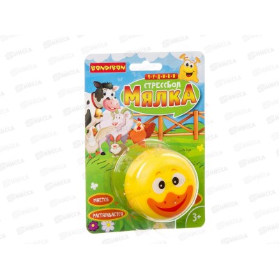 Чудики Стрессбол "Мялка" уточка ВВ3571 Bondidon Чудики Стрессбол "Мялка" уточка ВВ3571 Bondidon