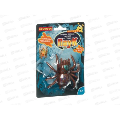 Чудики игрушка &quotПаук коричневый&quot сползает по стеклу ВВ4272