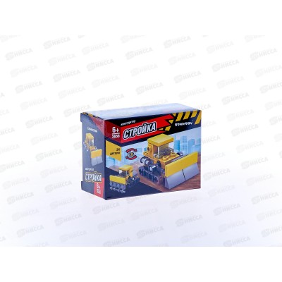 Конструктор Bondibon Стройка, Бульдозер 24дет ВВ3656